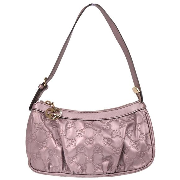 Gucci Metallic Light Purple Leather Handbag 245938/527066 177217 - Picture 1 of 8